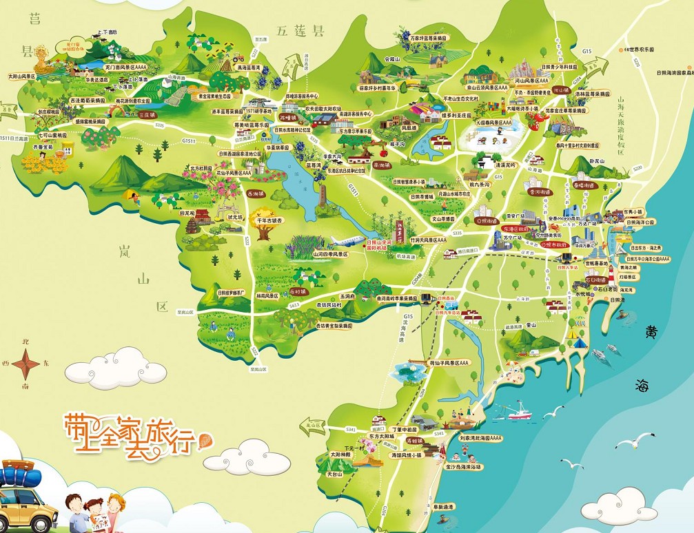 珠山景区使用手绘地图给景区能带来什么好处？